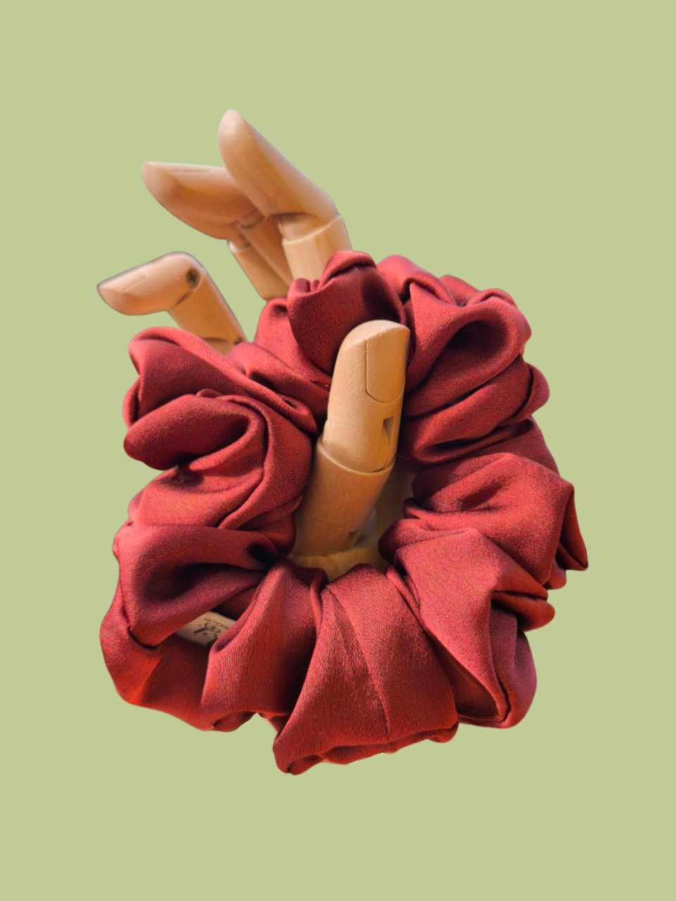 Scrunchie Mattone "Oversize"