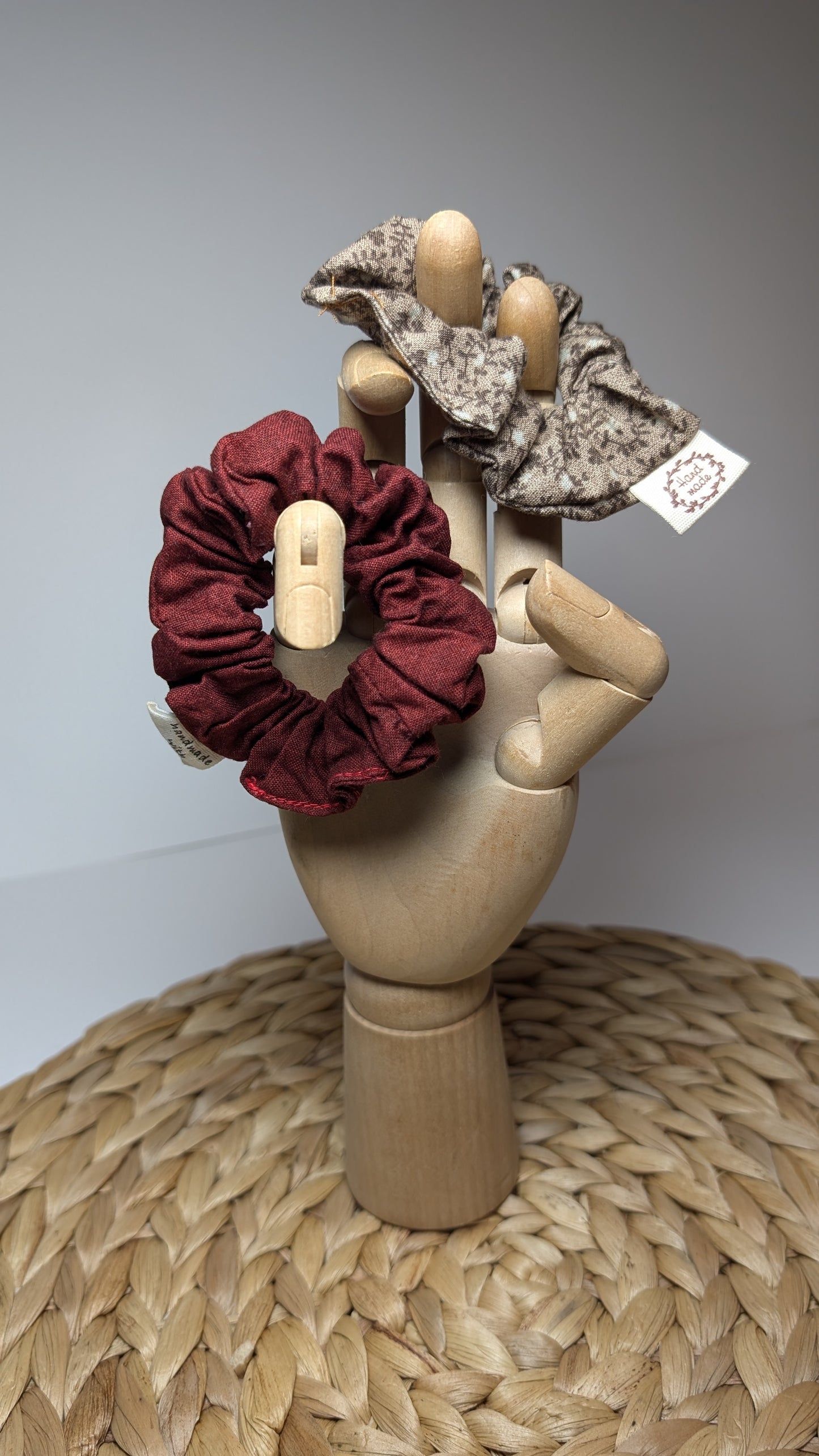 Scrunchies Rosso - Crema