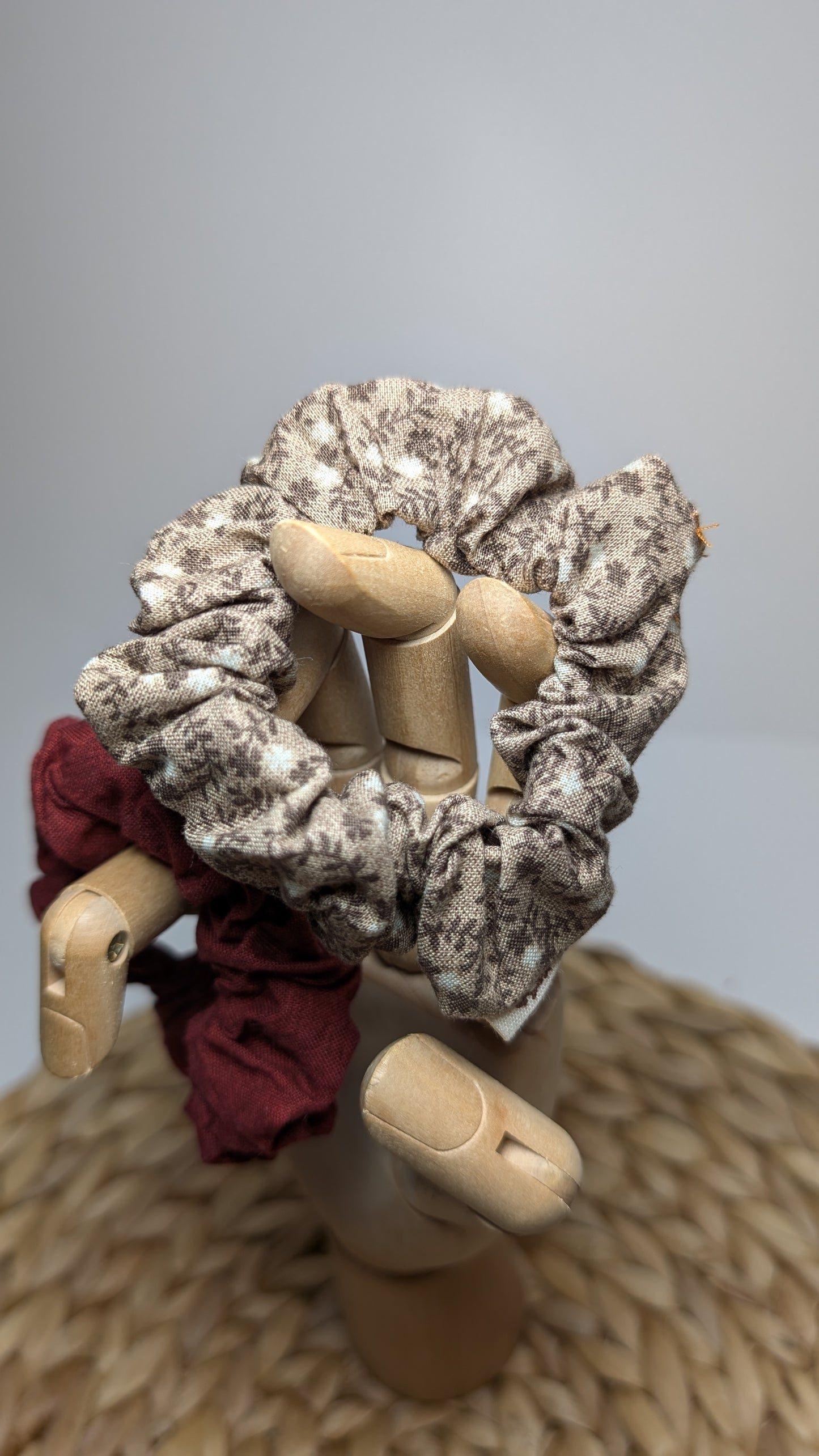 Scrunchies Rosso - Crema