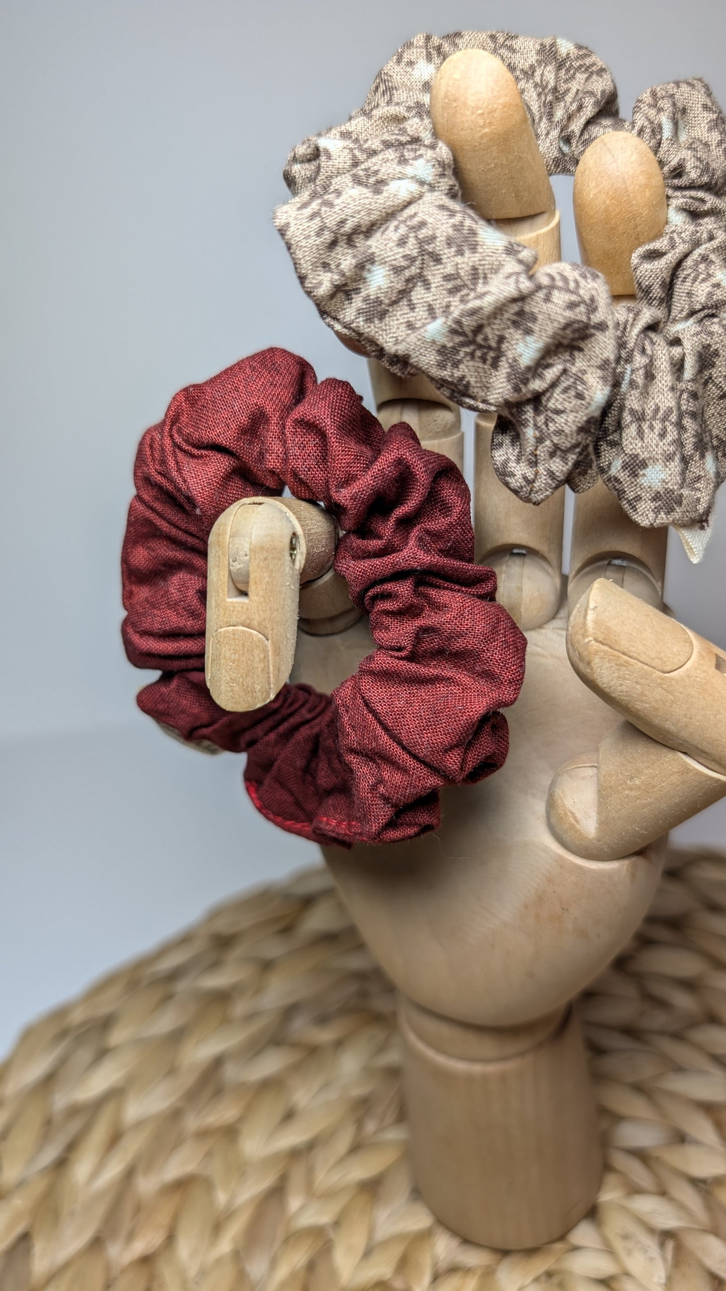 Scrunchies Rosso - Crema