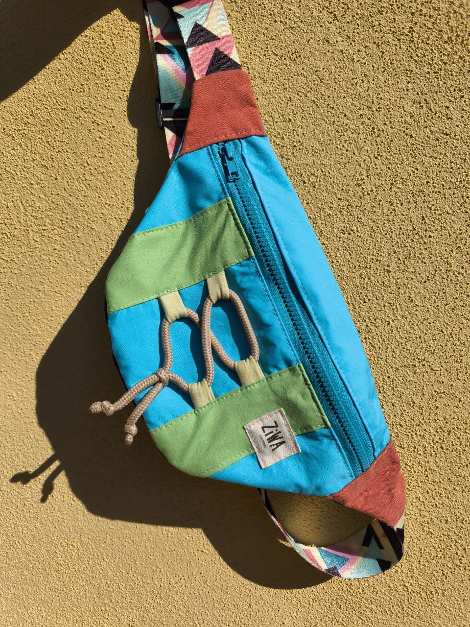 Marsupio 80s AZZURRO