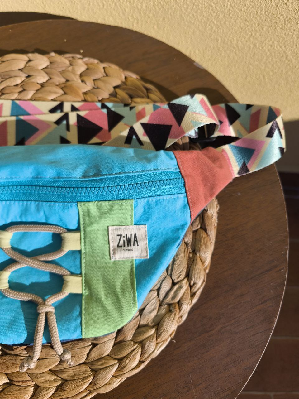 Marsupio 80s AZZURRO