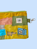 Patchwork Pencil Case - Cartoon Pop