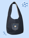 Bolso hobo azul marino