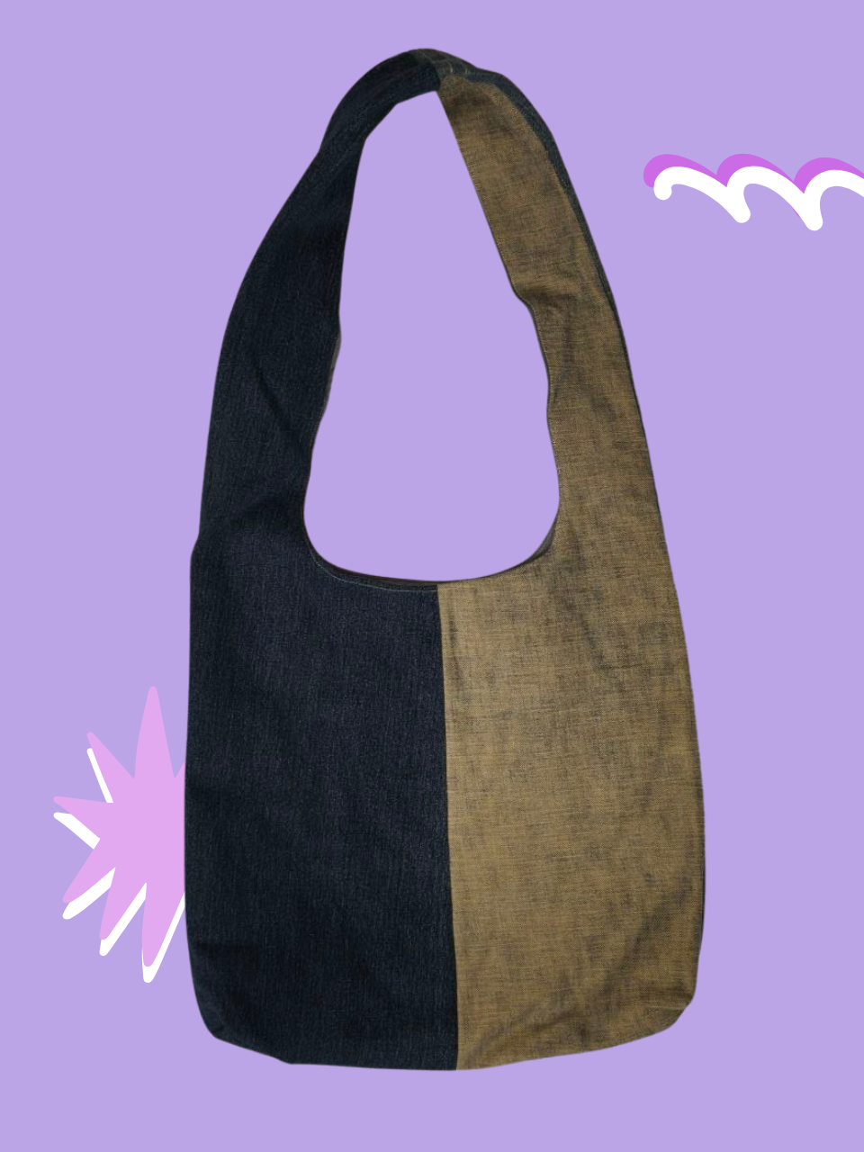 Borsa Hobo Denim