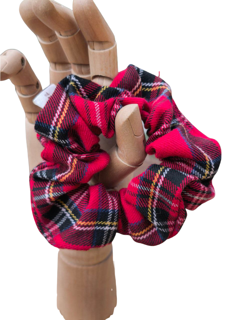 Velvet Tartan Scrunchie Set