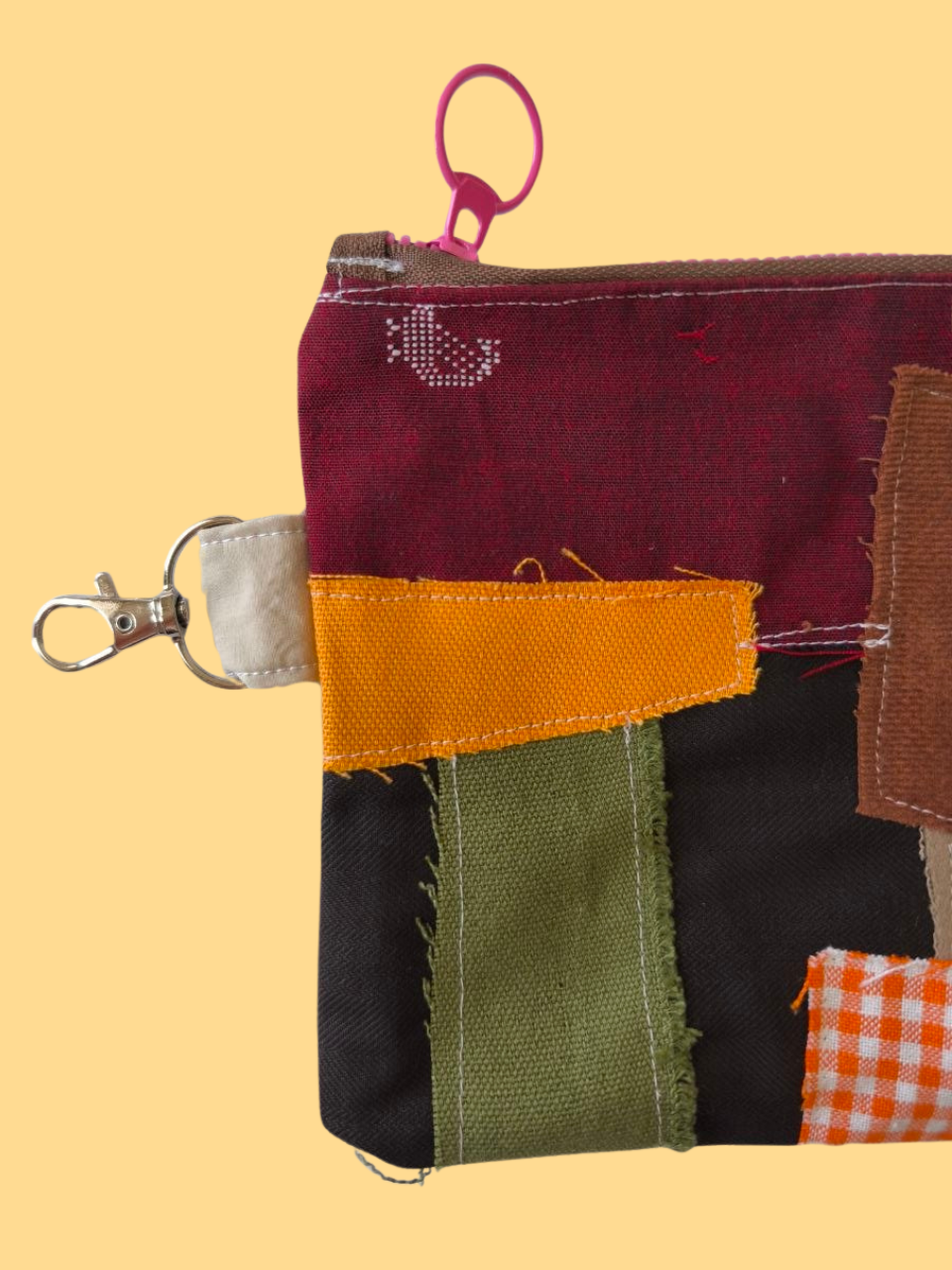Astuccio Patchwork - Bordeaux