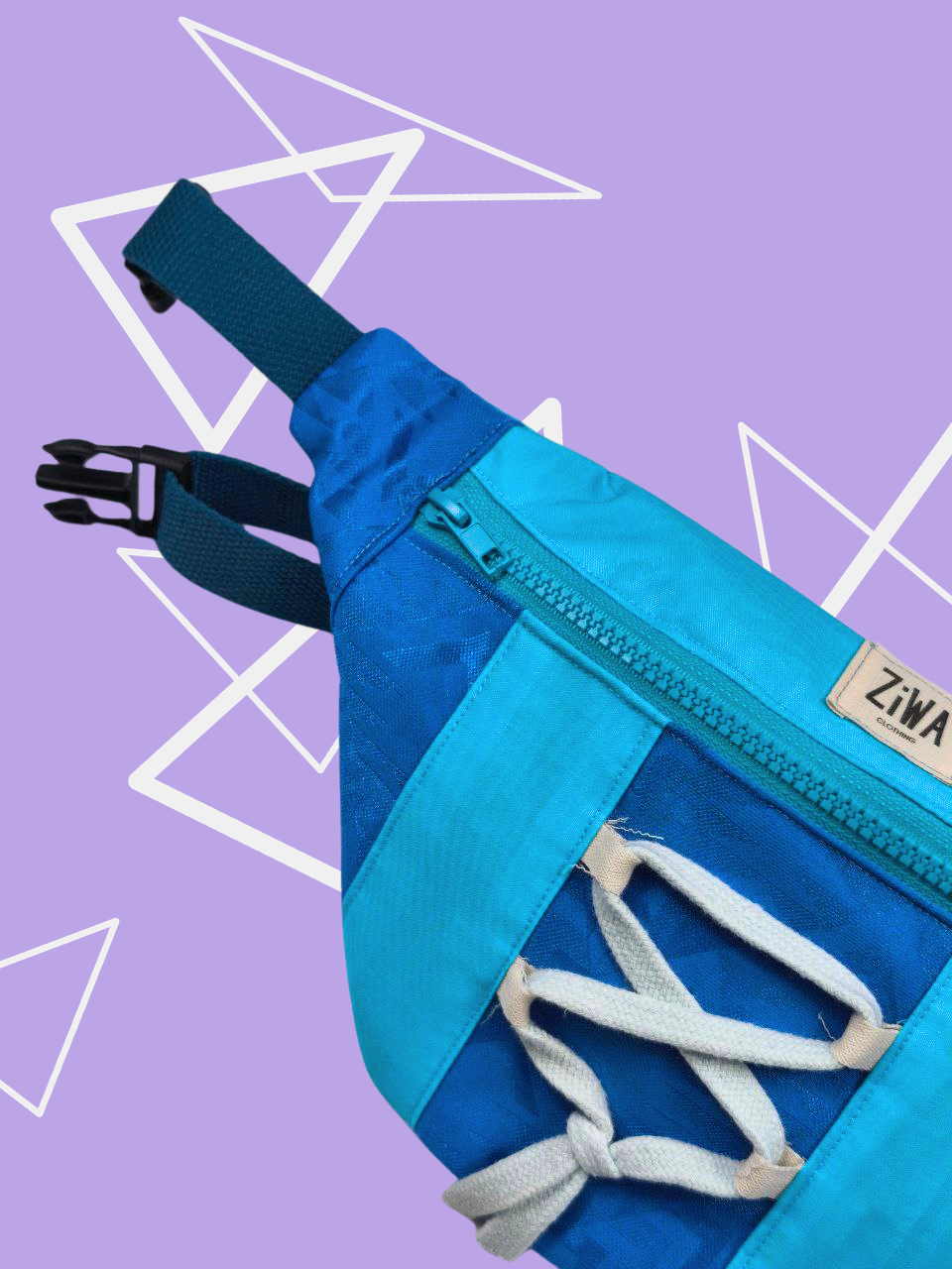 Marsupio 80s BLU