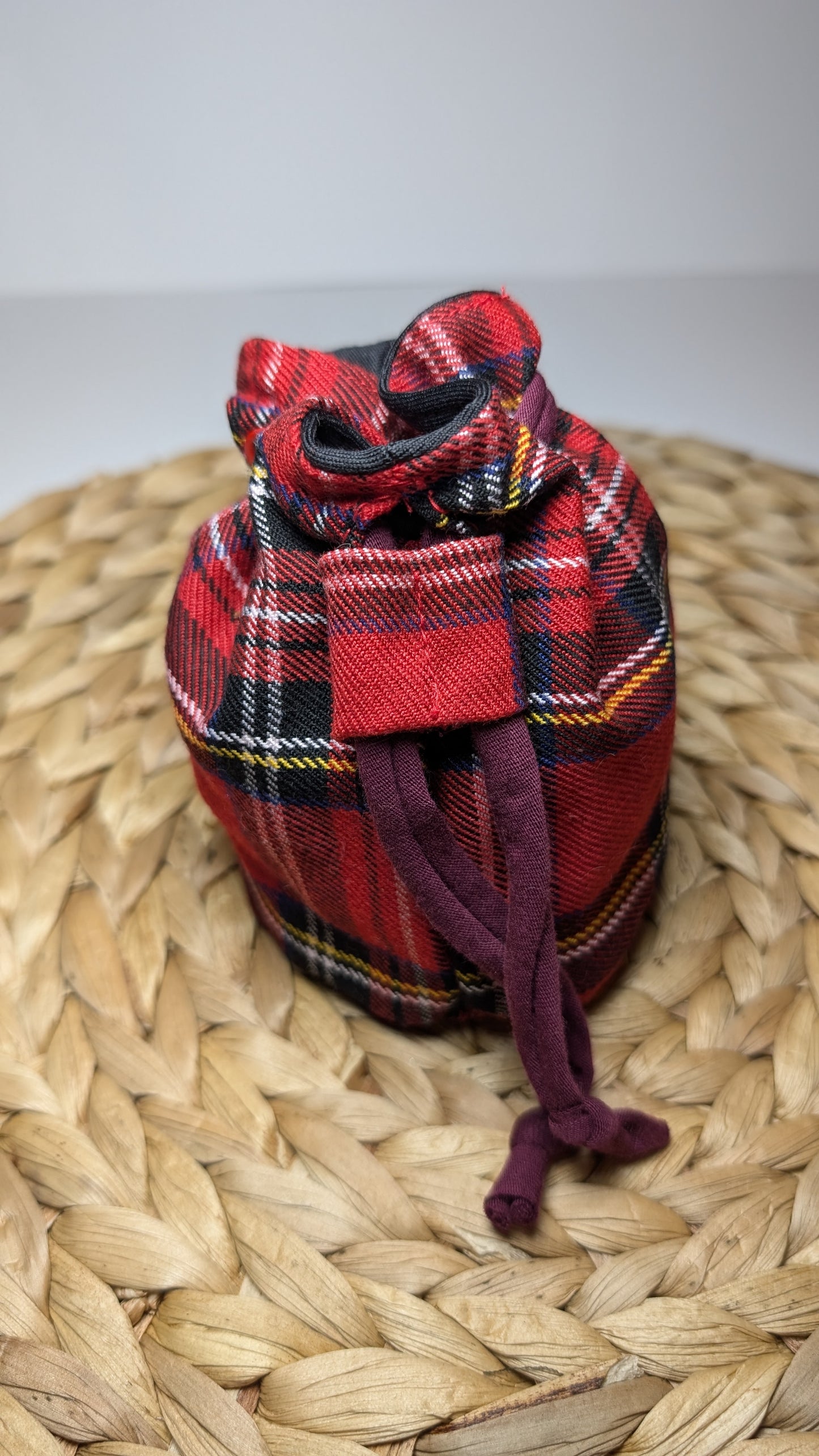 Portacrocchette Rosso Tartan