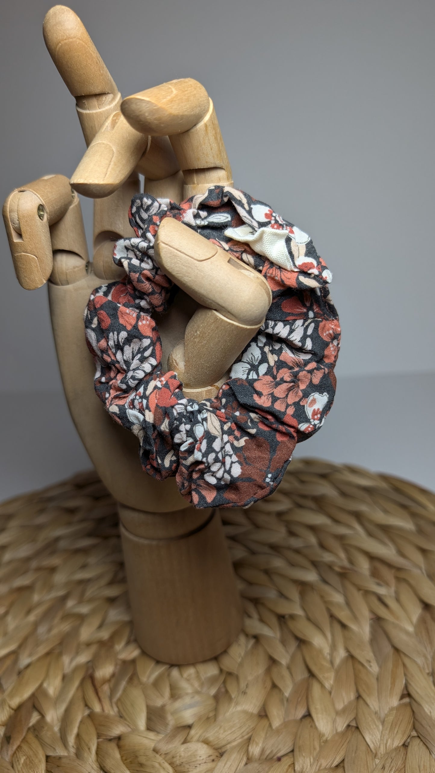 Scrunchies Rosa - Fiori