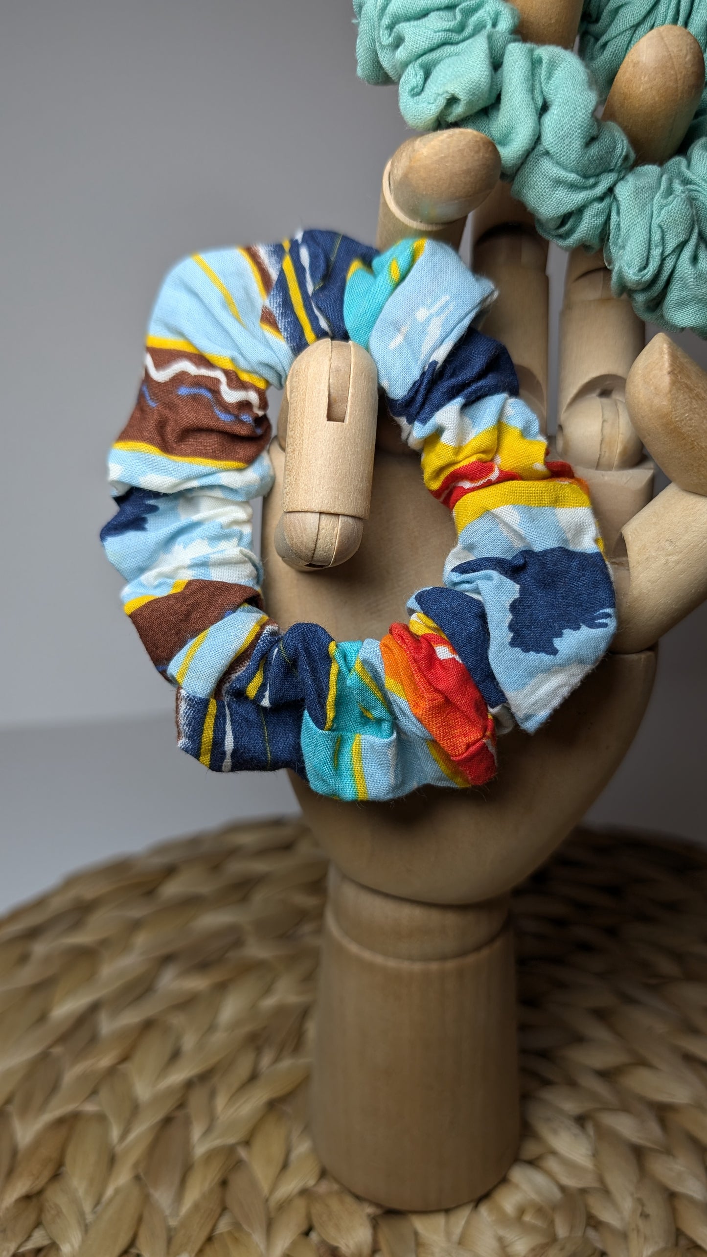 Scrunchies Turchese - Multicolore