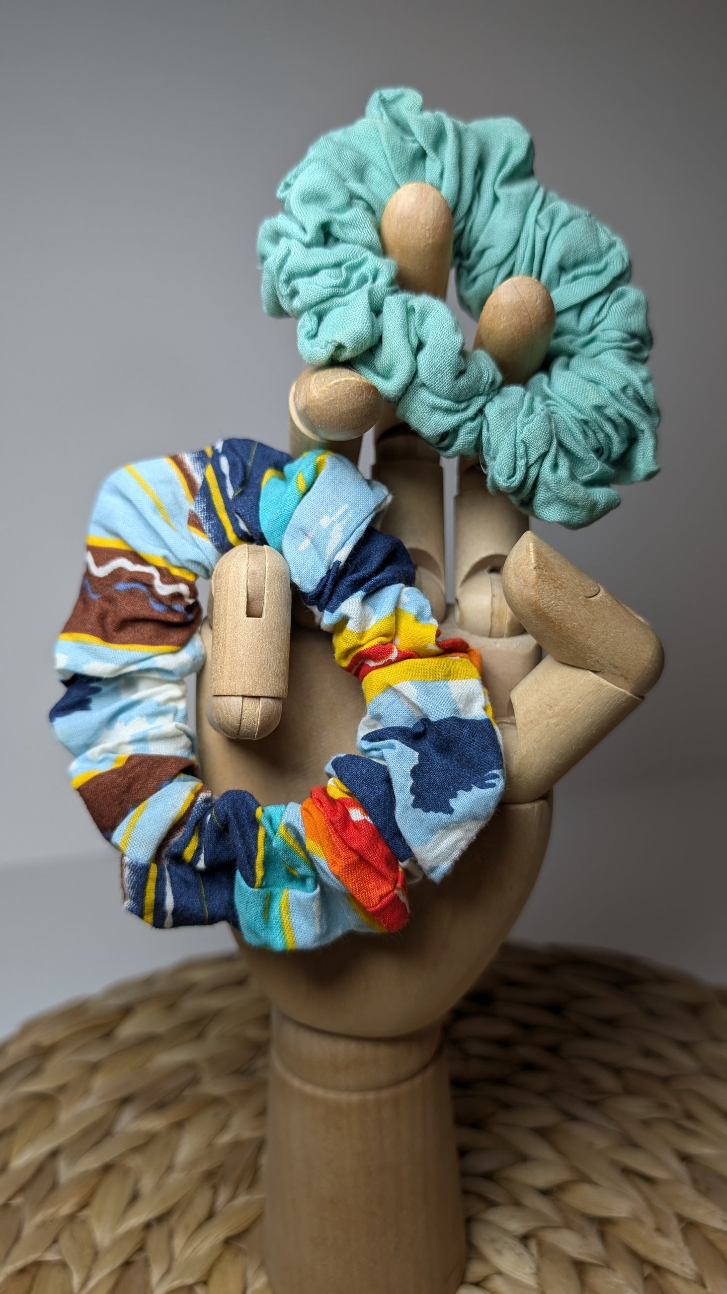 Scrunchies Turchese - Multicolore