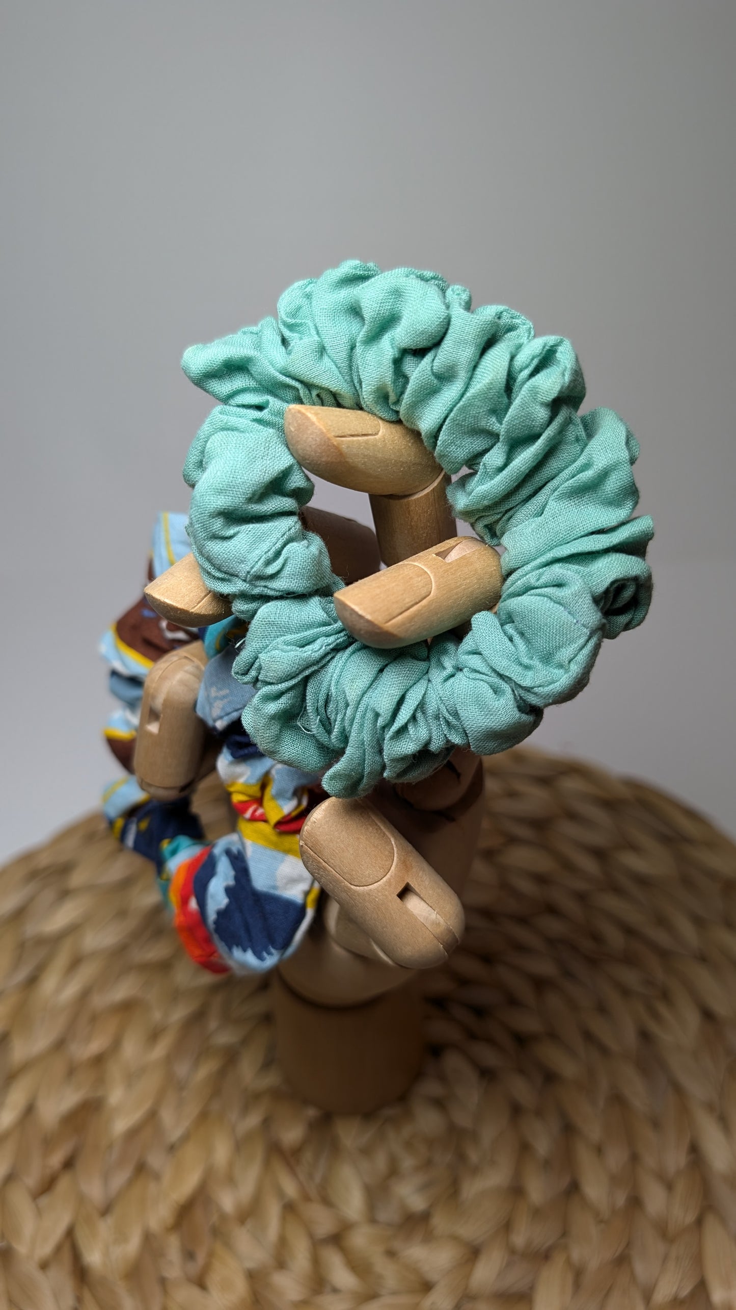 Scrunchies Turchese - Multicolore