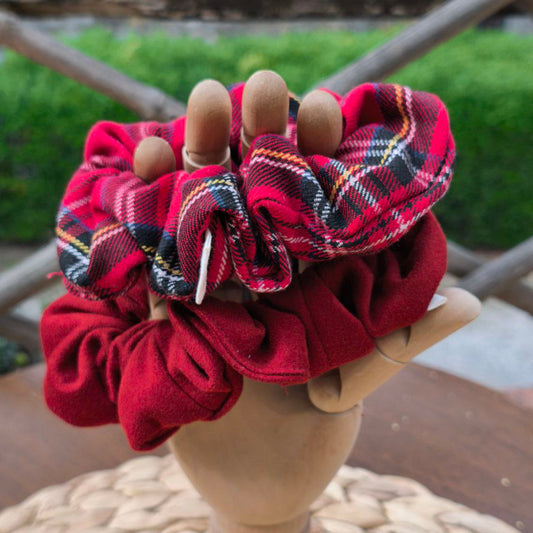 Scrunchies Tartan - Vellutato